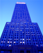 EMPIRE STATE BUILDING one of New York City's main tourist attractions, offers a variety of activities for its visitors. One can tour the Observatory 365 days per year, day and night, rain or shine for breathtaking views of Manhattan and beyond. Also, there are restaurants, sushi bar, coffee shops, a Hallmark card shop, a post office and two banks, in addition to the plethora of restaurants and nightlife activities in the surrounding area